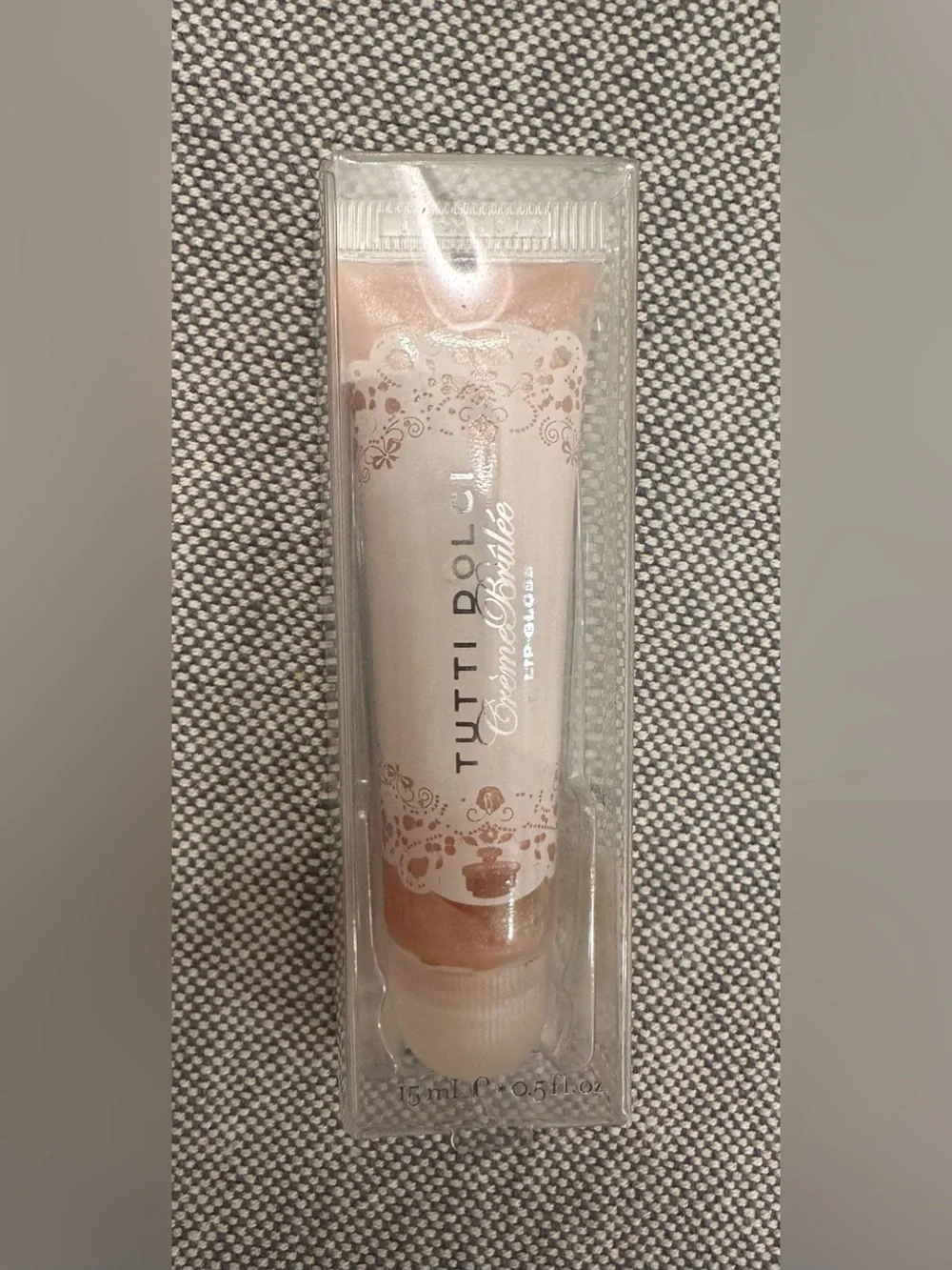 Crème Brûlée Lip Gloss — Cream (Sheer Nude)- BN in pkg